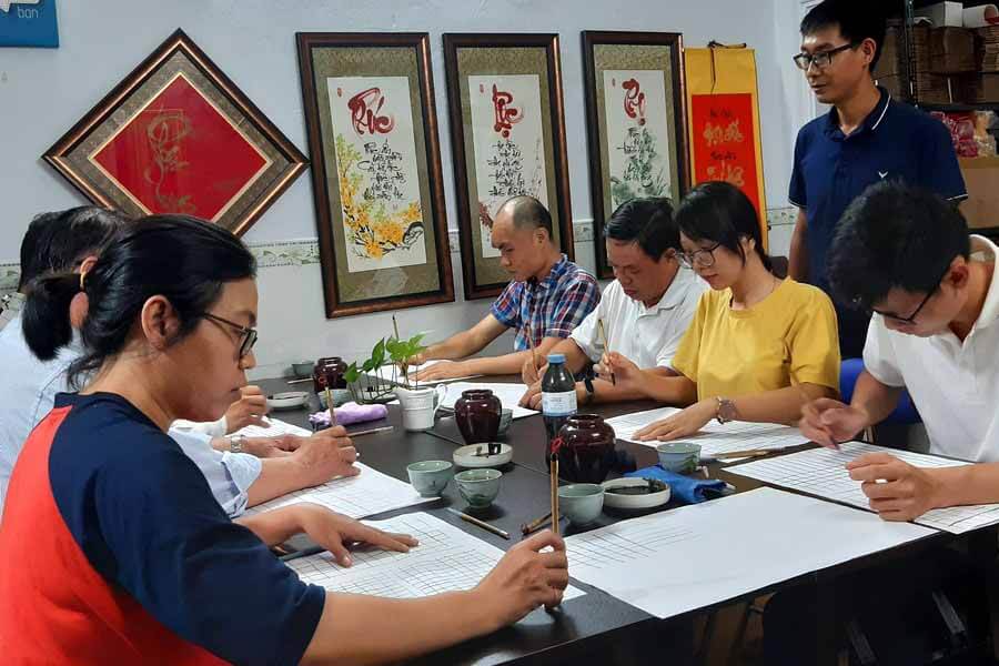 Địa chỉ học thư pháp chất lượng tại Hà Nội