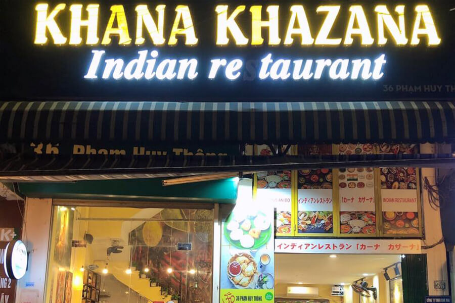 Nhà hàng Ấn Độ nổi tiếng tại Hà Nội