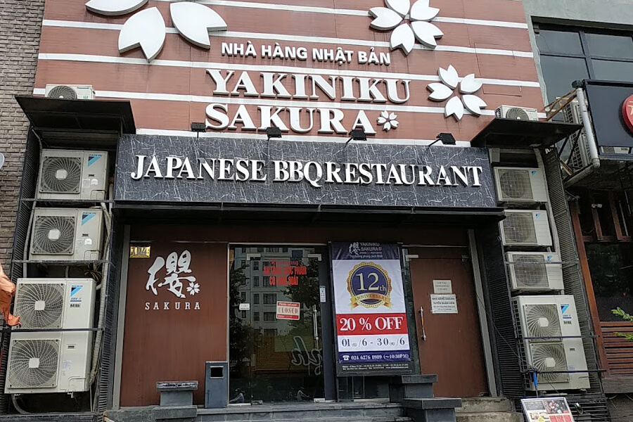 Nhà hàng Nhật Bản chuẩn tại Hà Nội