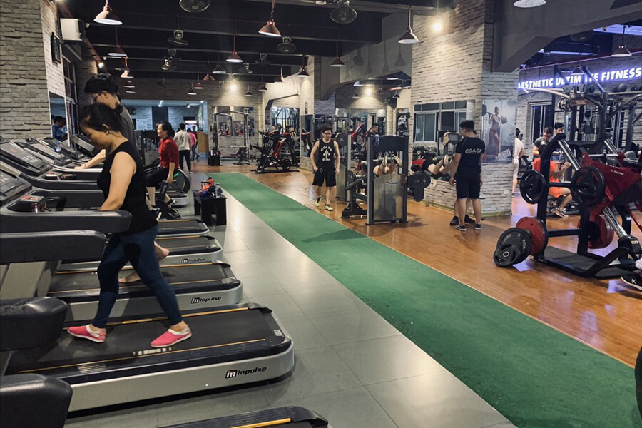 Phòng tập gym có tiếng tại Hà Nội