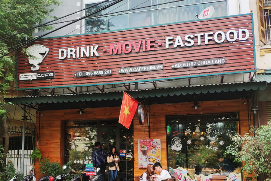 Quán cà phê phim nổi tiếng ở Hà Nội