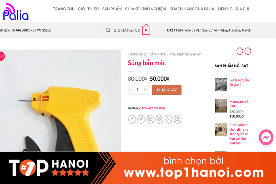 Súng Bắn Mac Quần Áo Tại Hà Nội