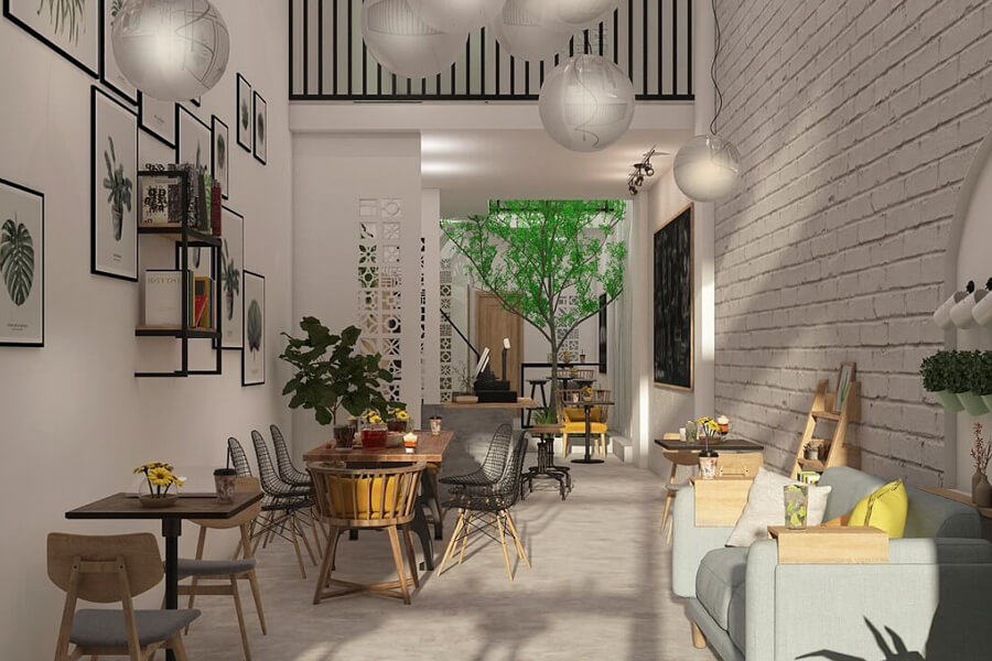 Chuyên thiết kế quán cà phê ở Hả Nội