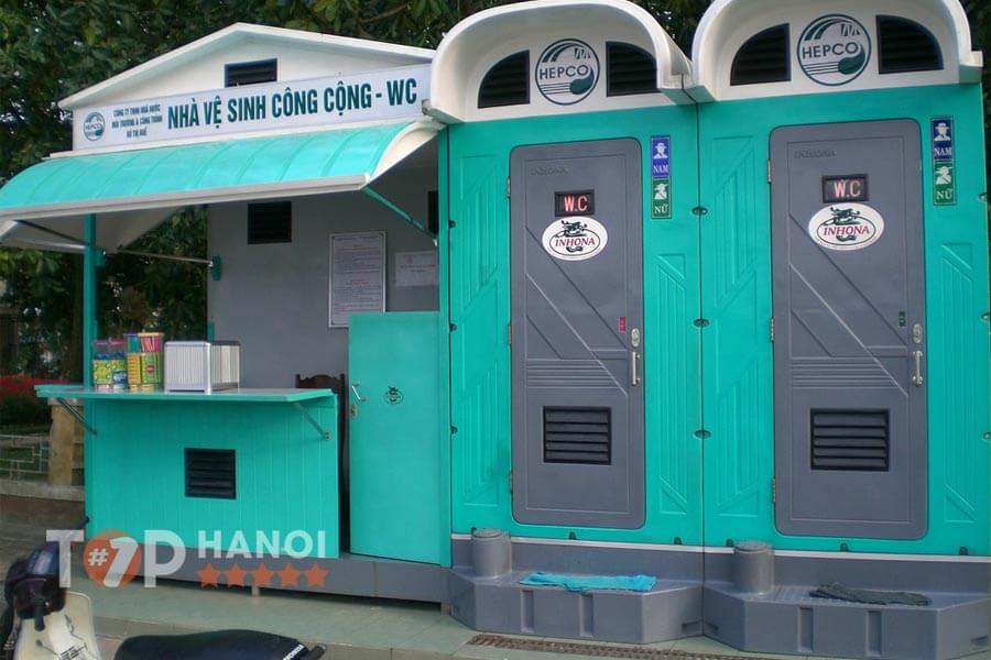 Thuê nhà vệ sinh công cộng tại Hà Nộii