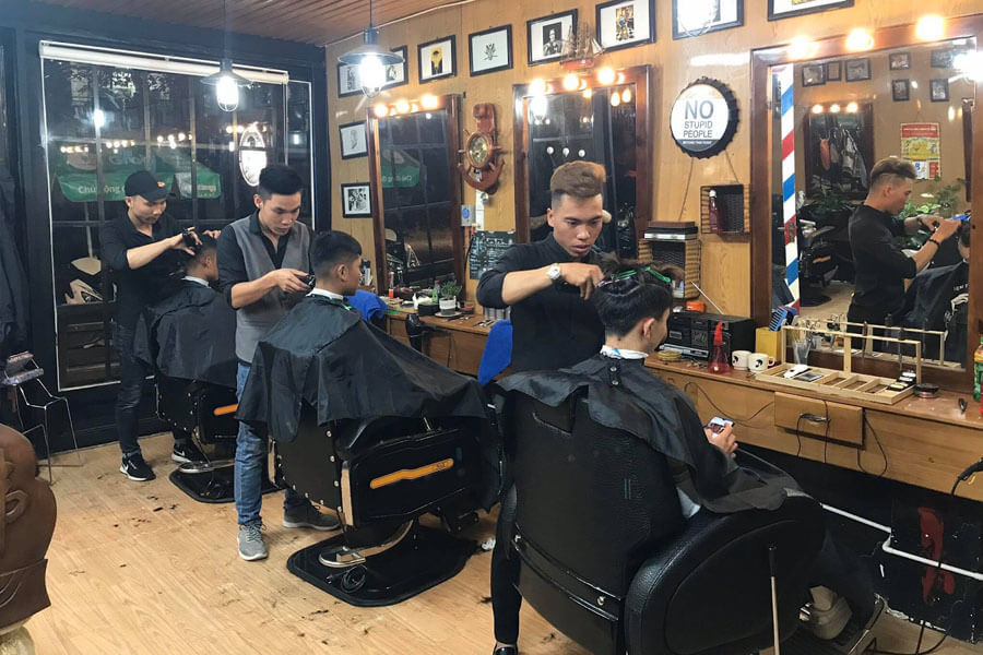 Salon cắt tóc nam được yêu thích ở Hà Nội