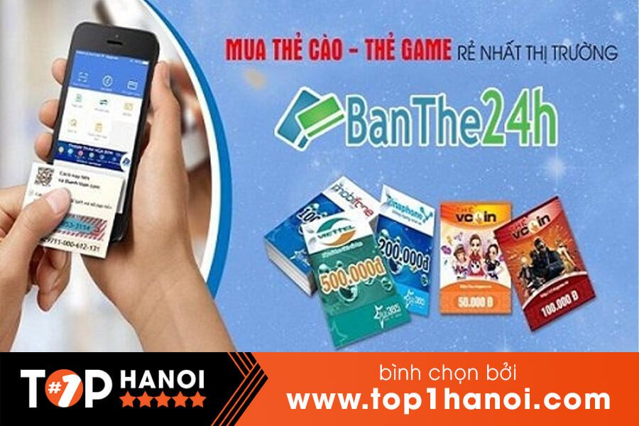 Đại lý card thẻ điện thoại chất lượng tại Hà Nội Banthe24h,vn